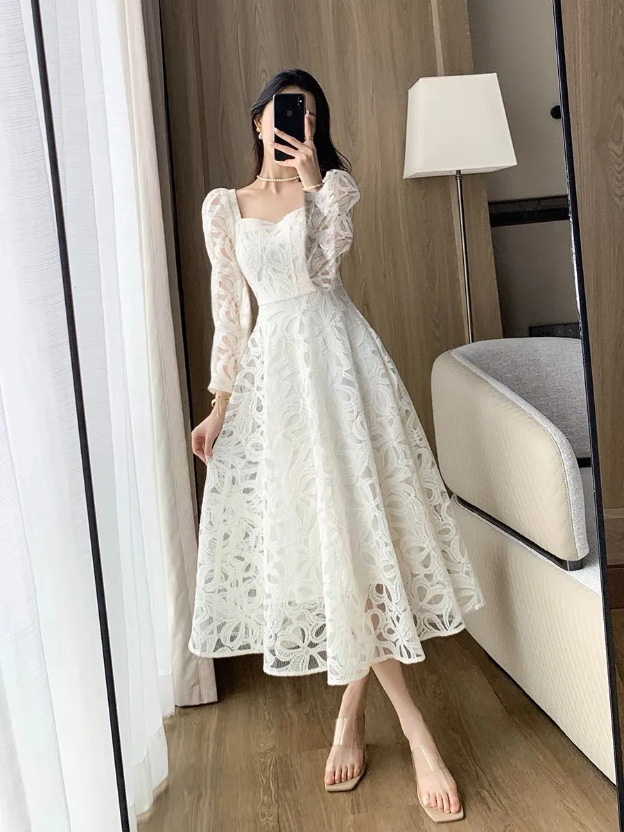 【Dress】透け感ワンピース Z7077