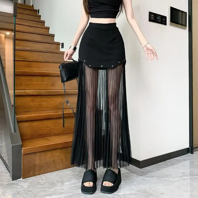 【Dress】チュール切替スカート Z7078