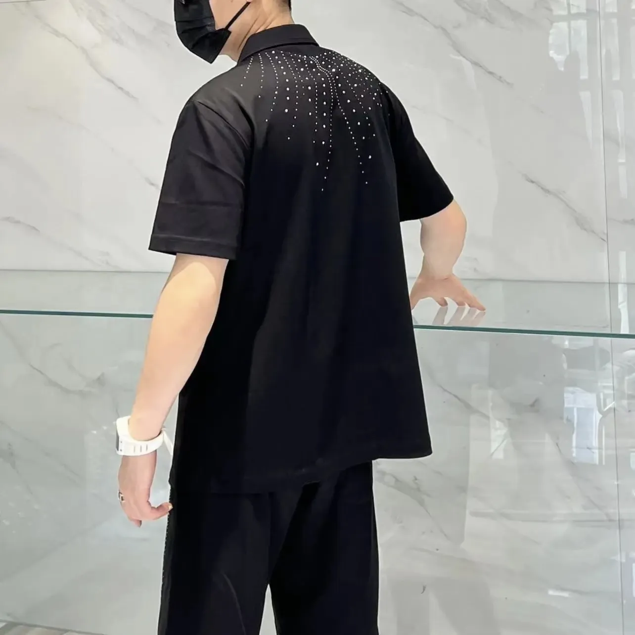 【Mens】シャツ + ショートパンツ メンズセット Z7138