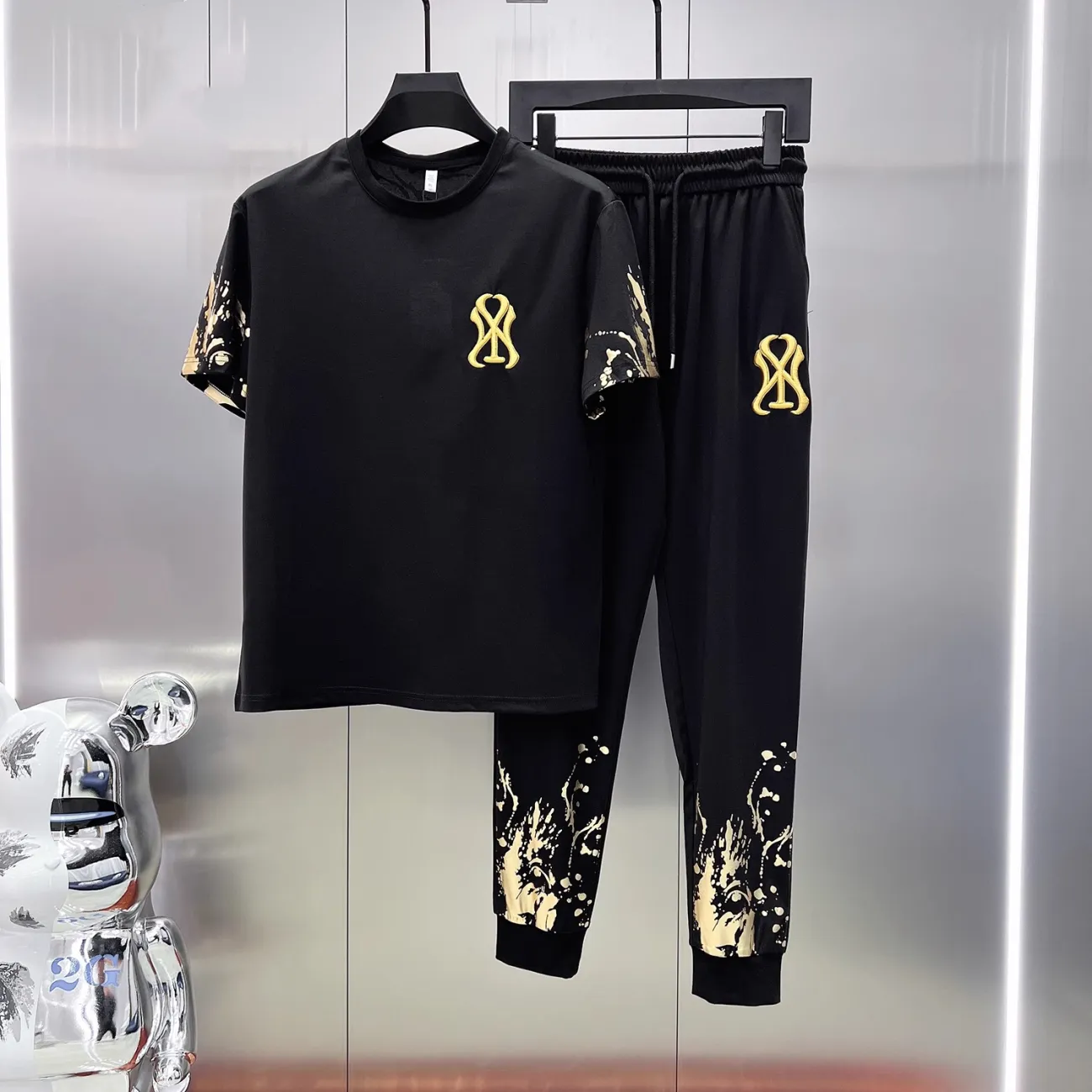 【Mens】メンズセット Tシャツ + パンツ Z7141