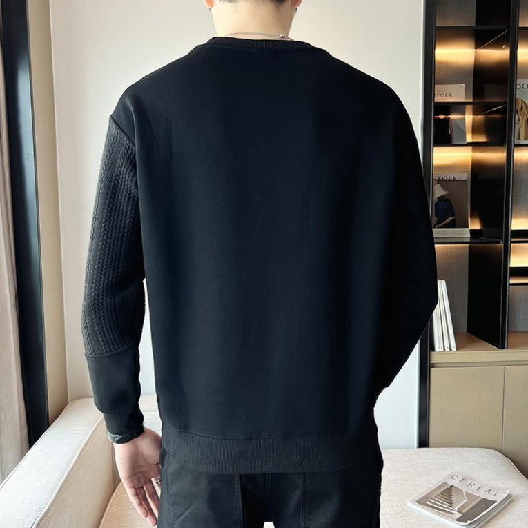 【Mens】2色シンプル春秋プルオーバー Z7182