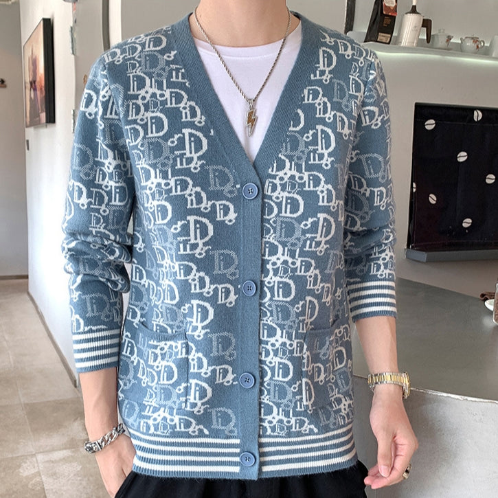 【Mens】高級感カーディガン Z7204