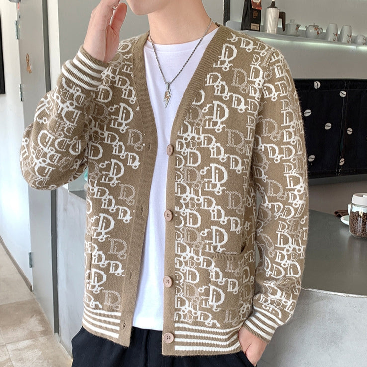 【Mens】高級感カーディガン Z7204