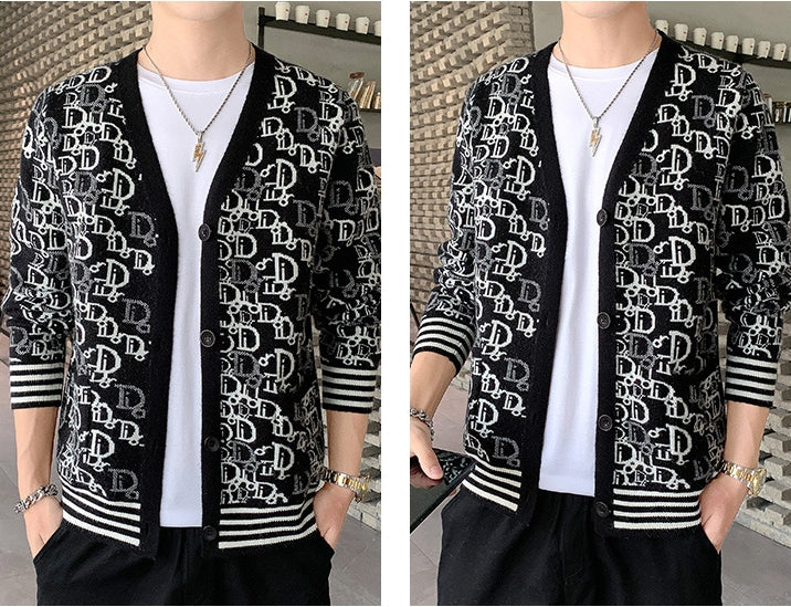 【Mens】高級感カーディガン Z7204