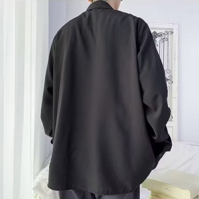 【Mens】配色ファッションシャツ Z7208