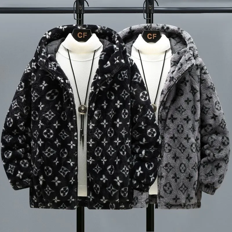 【Mens】2色ゆったり厚手ブルゾンジャケット Z7218