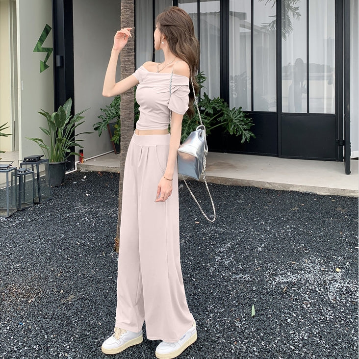 【Set】春夏2点セット Tシャツ + パンツ Z7228