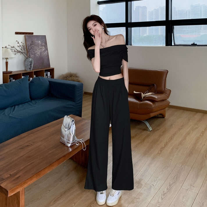 【Set】春夏2点セット  Tシャツ + パンツ Z7228