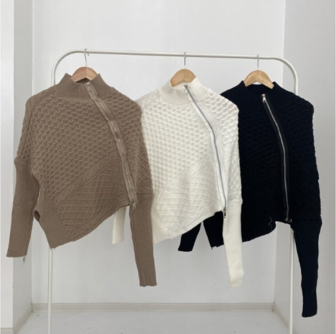 【Tops】スラッシュドネックセーター W13488