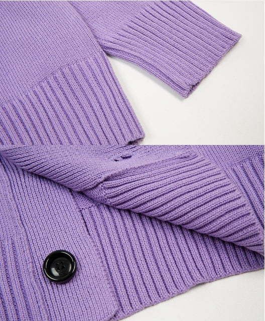 【Outer】5色展開ニットカーディガン W13562