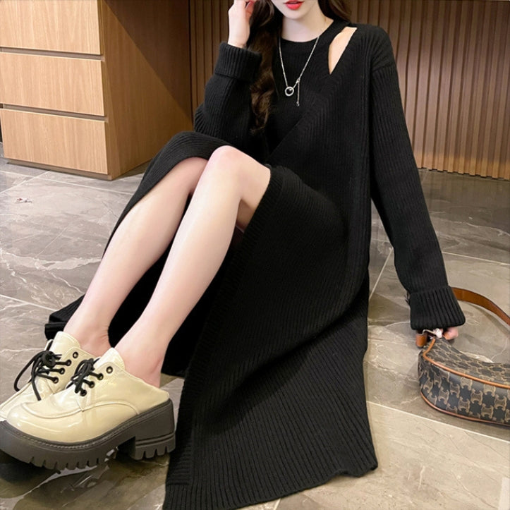 【Dress】きれいめ無地ワンピース Z7403