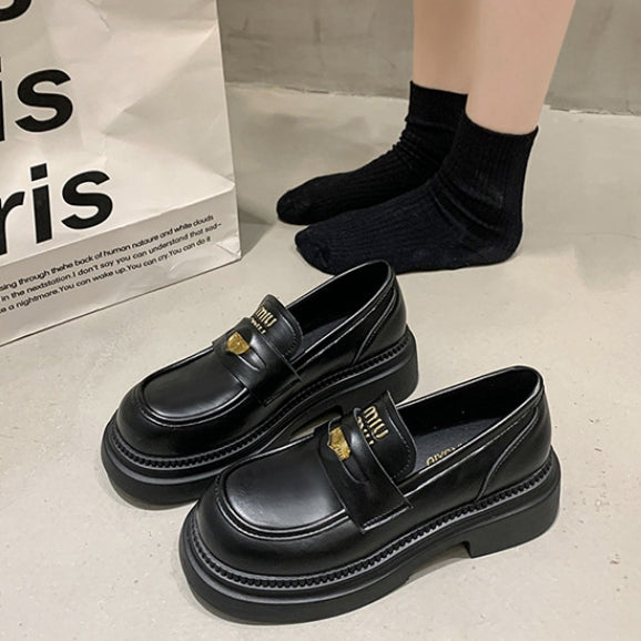 【Shoes】高見えローファーシューズ Z7442