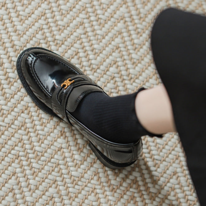 【Shoes】5cmヒールローファーシューズ Z7444