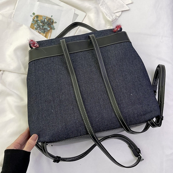 【雑貨】大容量2wayデニムバッグ Z7490