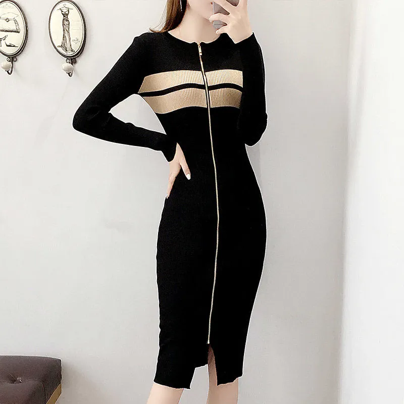 【Dress】タイトワンピース2色 Z7501