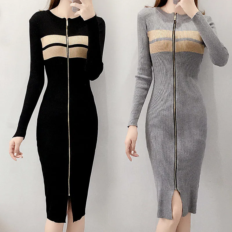 【Dress】タイトワンピース2色 Z7501
