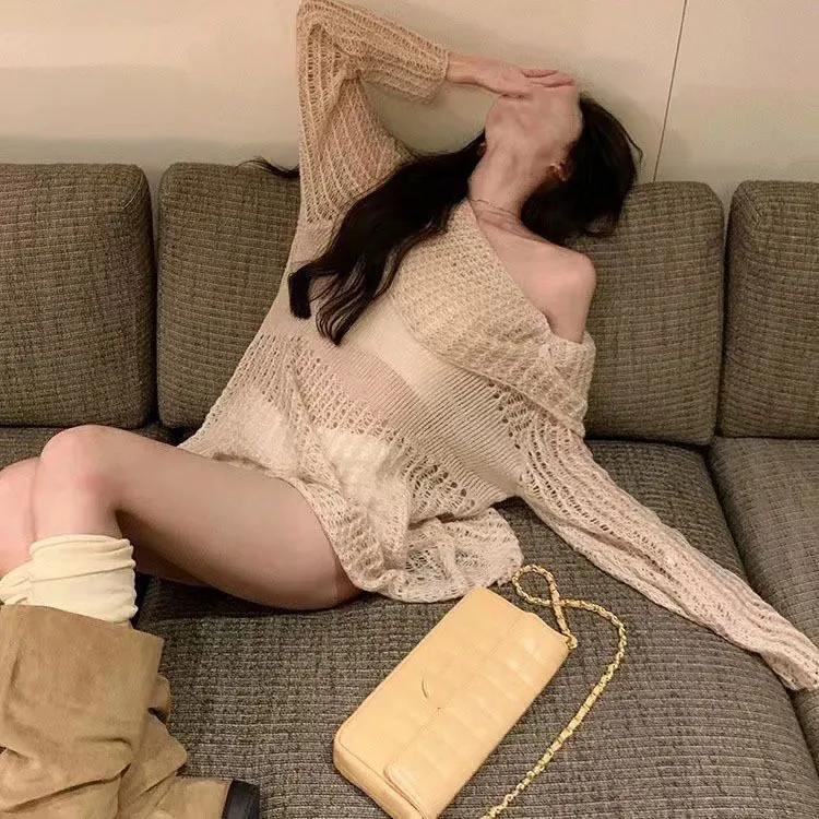 【Tops】ワンショルダーニット Z7513