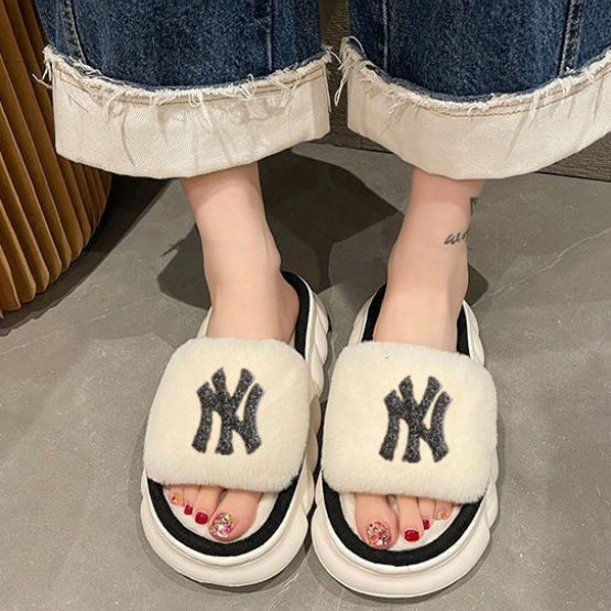 【Shoes】厚底スリッパ4色 Z7541