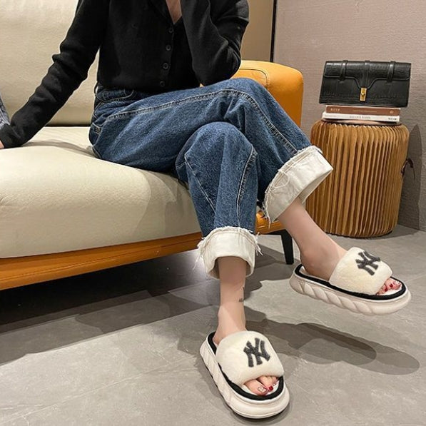 【Shoes】厚底スリッパ4色 Z7541