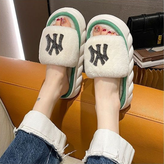 【Shoes】厚底スリッパ4色 Z7541