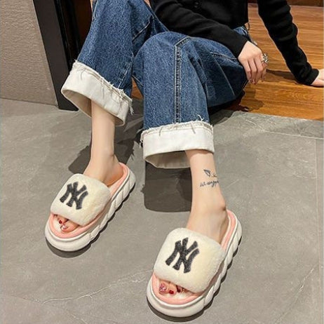 【Shoes】厚底スリッパ4色 Z7541