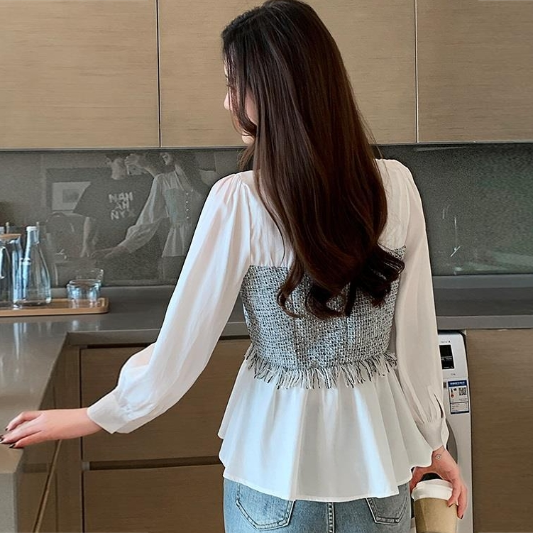 【Tops】切替ブラウス Z7571