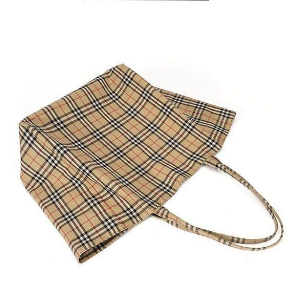 【雑貨】チェック柄ショルダーバッグ Z7576