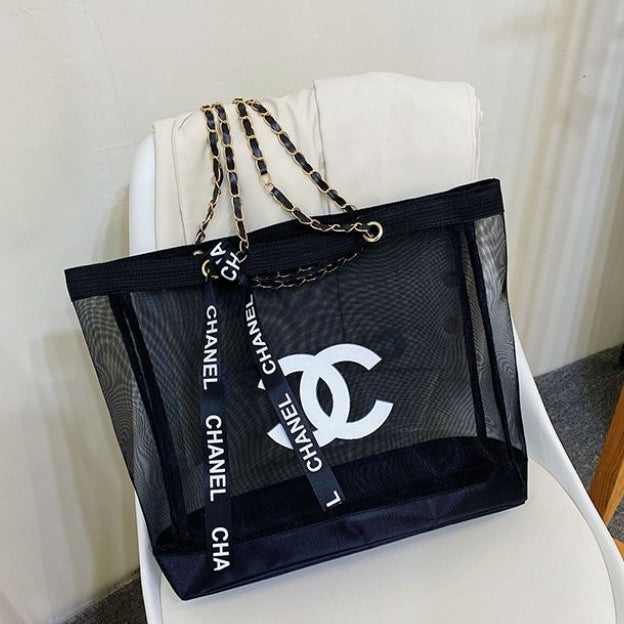 【雑貨】透明感BIGショルダーバッグ Z7579