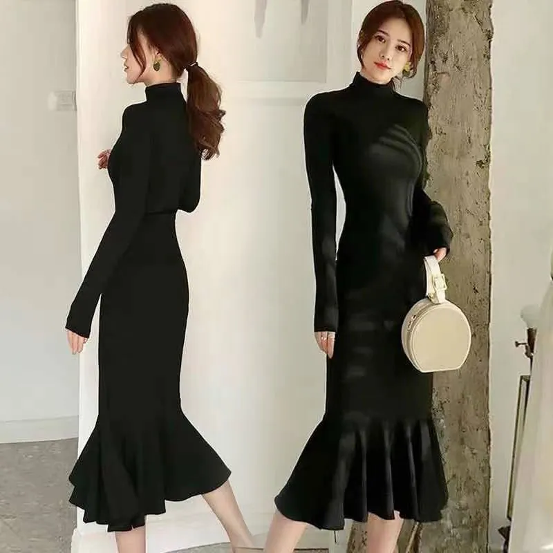 【Dress】マーメイドワンピース Z7672