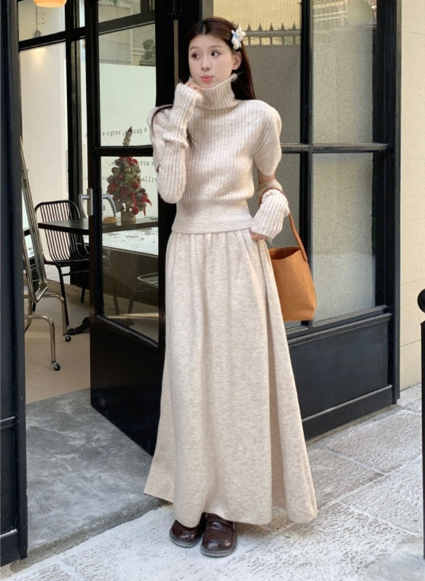 【Set】トップス+スカート セットアップ Z7723