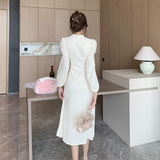 【Dress】チュール切替ワンピース Z7939