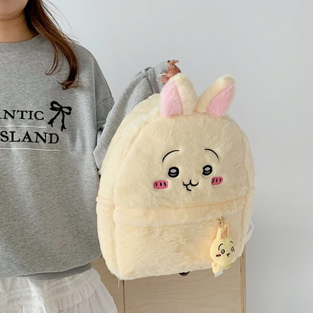 【雑貨】もこもこリュックサック Z7955