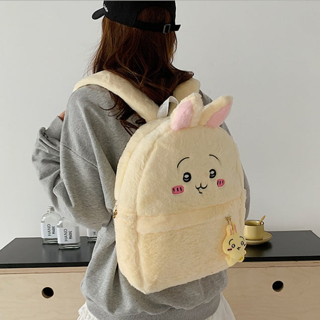 【雑貨】もこもこリュックサック Z7955