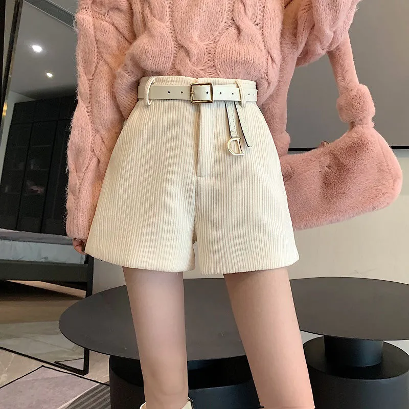 【Bottoms】ベルト付きショートパンツ Z7965