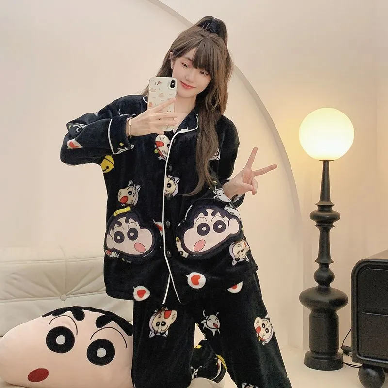 【Roomewear】キャラクター開襟パジャマ Z8016