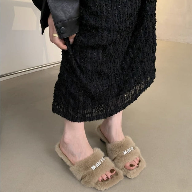 【Shoes】ハイヒールファースリッパ Z8043