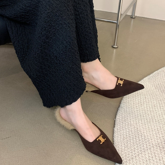 【Shoes】2タイプファースリッパ Z8132