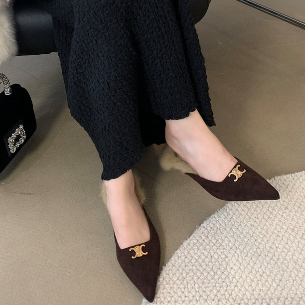 【Shoes】2タイプファースリッパ Z8132