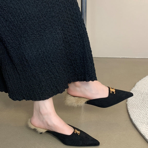 【Shoes】2タイプファースリッパ Z8132
