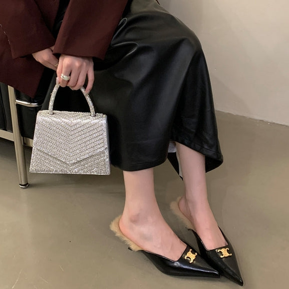 【Shoes】2タイプファースリッパ Z8132
