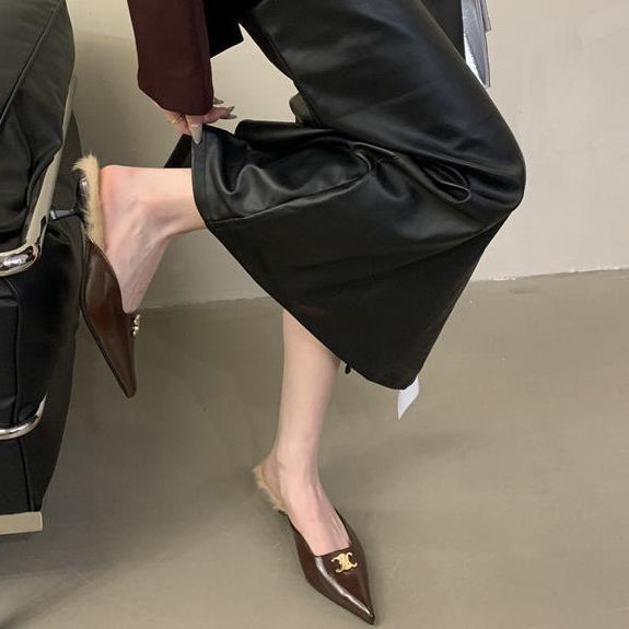 【Shoes】2タイプファースリッパ Z8132