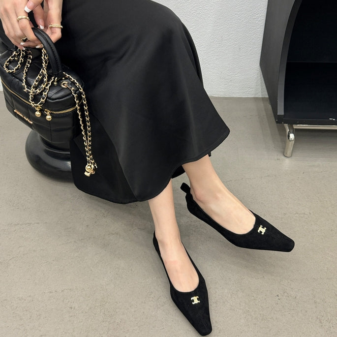 【Shoes】フェミニン春秋フラットシューズ Z8135