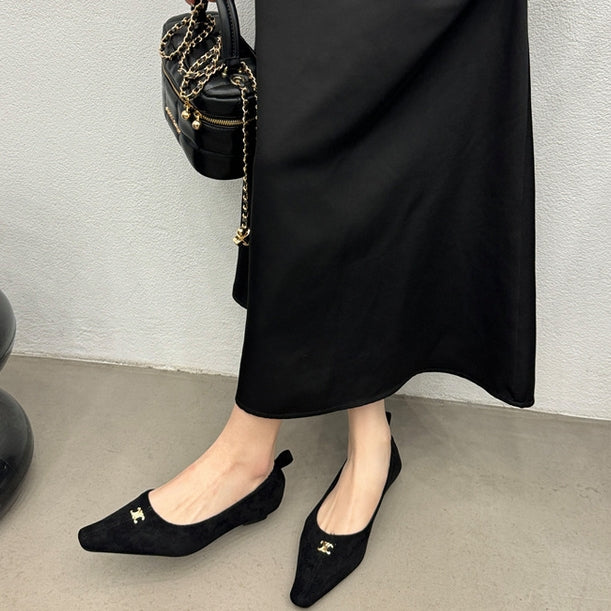 【Shoes】フェミニン春秋フラットシューズ Z8135
