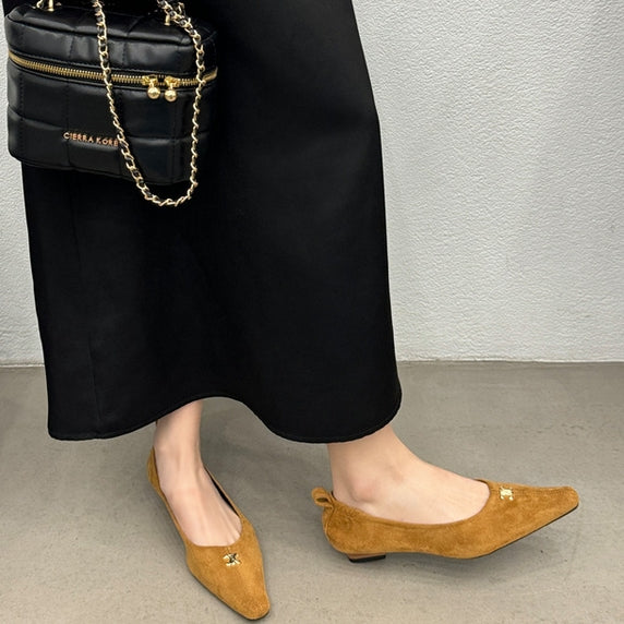 【Shoes】フェミニン春秋フラットシューズ Z8135