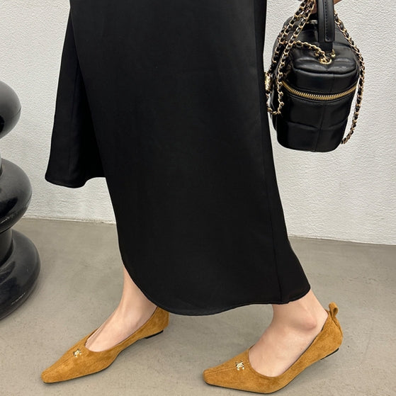 【Shoes】フェミニン春秋フラットシューズ Z8135
