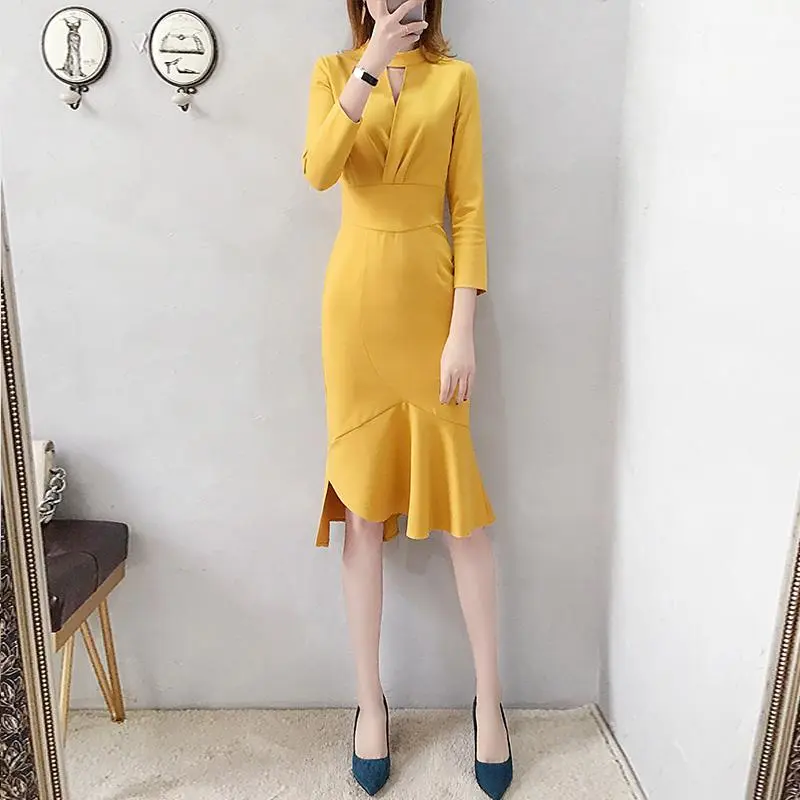 【Dress】オフィス通勤ワンピース Z8170