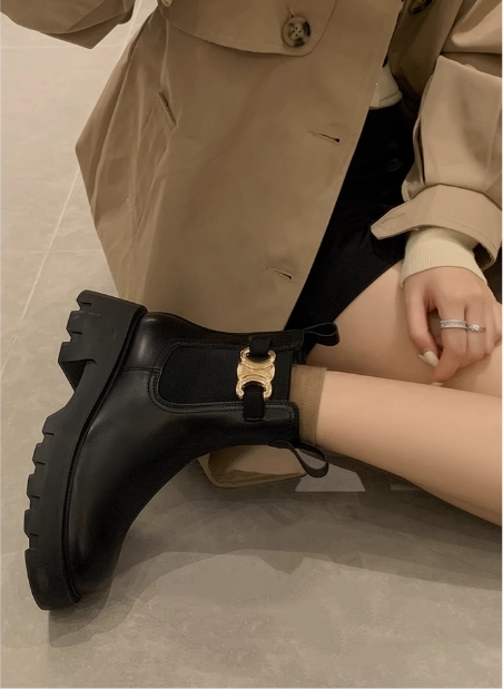【Shoes】高級感エンジニアブーツ W14678