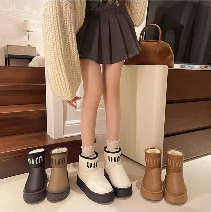 【Shoes】4色ショートブーツ W14682