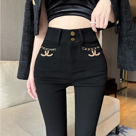 【Bottoms】高級感ワイドパンツ W14701