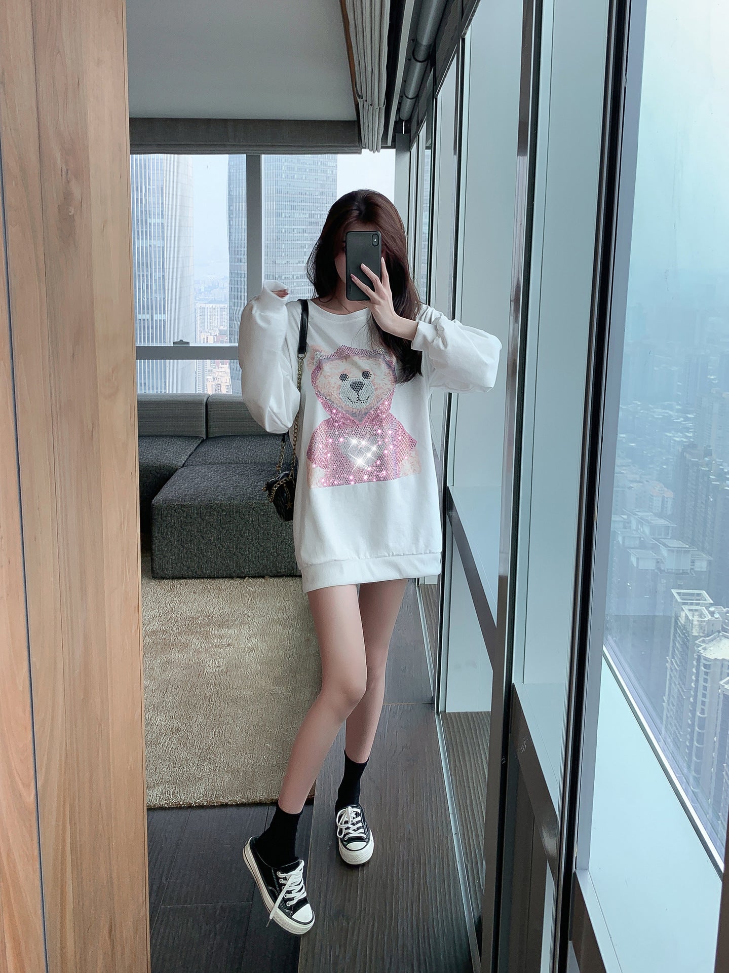 【Tops】大人可愛いキラキラプルオーバー Z7863